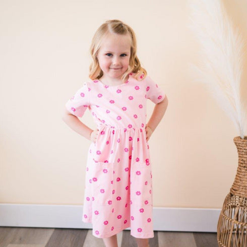 Pink Petunia Twirl Dress